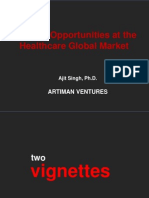 Artiman Ventures - Industry Opportunities at The Healthcare Global Market