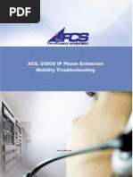 ACS, CISCO Extension Mobility Troubleshoot