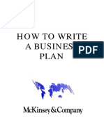 McKINSEY GUIDE To Business Plan