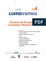 Informe de Resultados de La Encuesta de Percepción Ciudadana, 2013