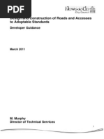 Design and Construction of Roads and Accesses To Adoptable Standards - March2011