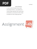 Download LOreals Position in the Global Cosmetics Market by AssignmentLabcom SN218771370 doc pdf