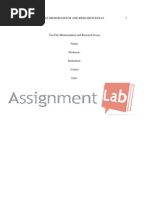 Download Tax File Memorandum and Research Essay by AssignmentLabcom SN218773318 doc pdf