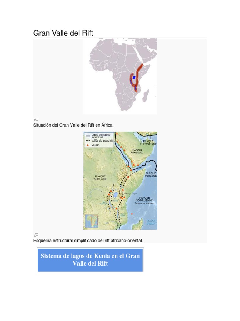 Gran Valle Del Rift | PDF | Ciencias de la Tierra | Geología, image size:768x1024