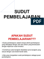 Sudut Pembelajaran (PSK 3104)