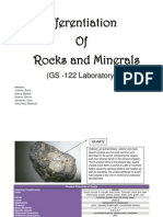 Differentiation of rocks and minerals lab (GS-122