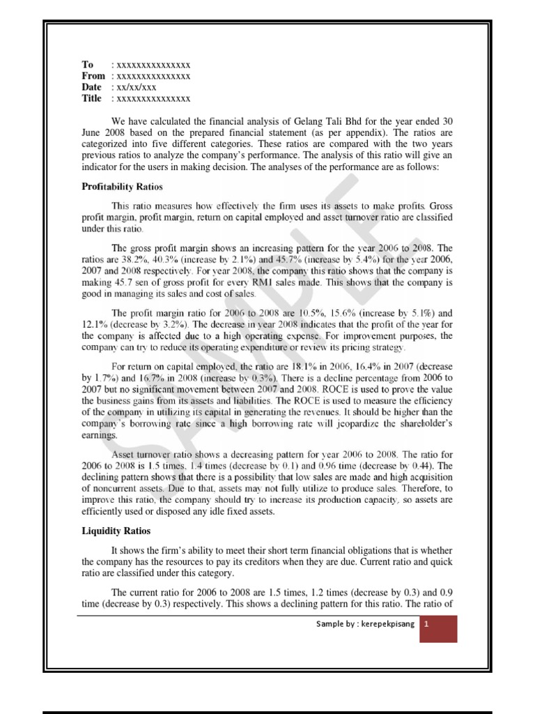 Report Sample to Board of Directors Dividend Leverage (Finance)