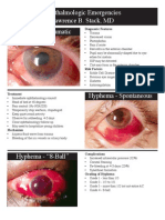 Hyphema - Traumatic Eye Bleeding Diagnostic and Treatment Guide