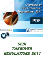 Overview of SEBI Takeover Regulations, 2011