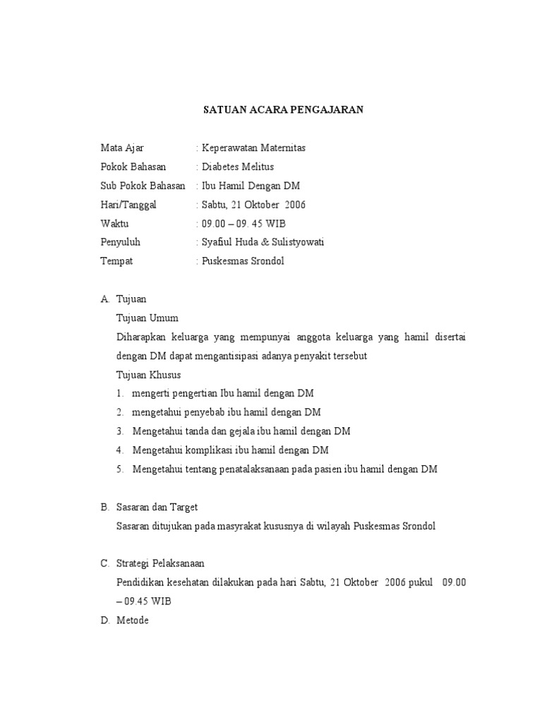 Diabetes Melitus Pada Ibu Hamil Elzhazhula