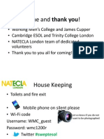 Natecla London Conference 