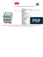 Contactum - 50a 10ka TP Type B MCB