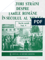 Calatori Straini Despre Tarile Romane in Sec. XIX Vol.V
