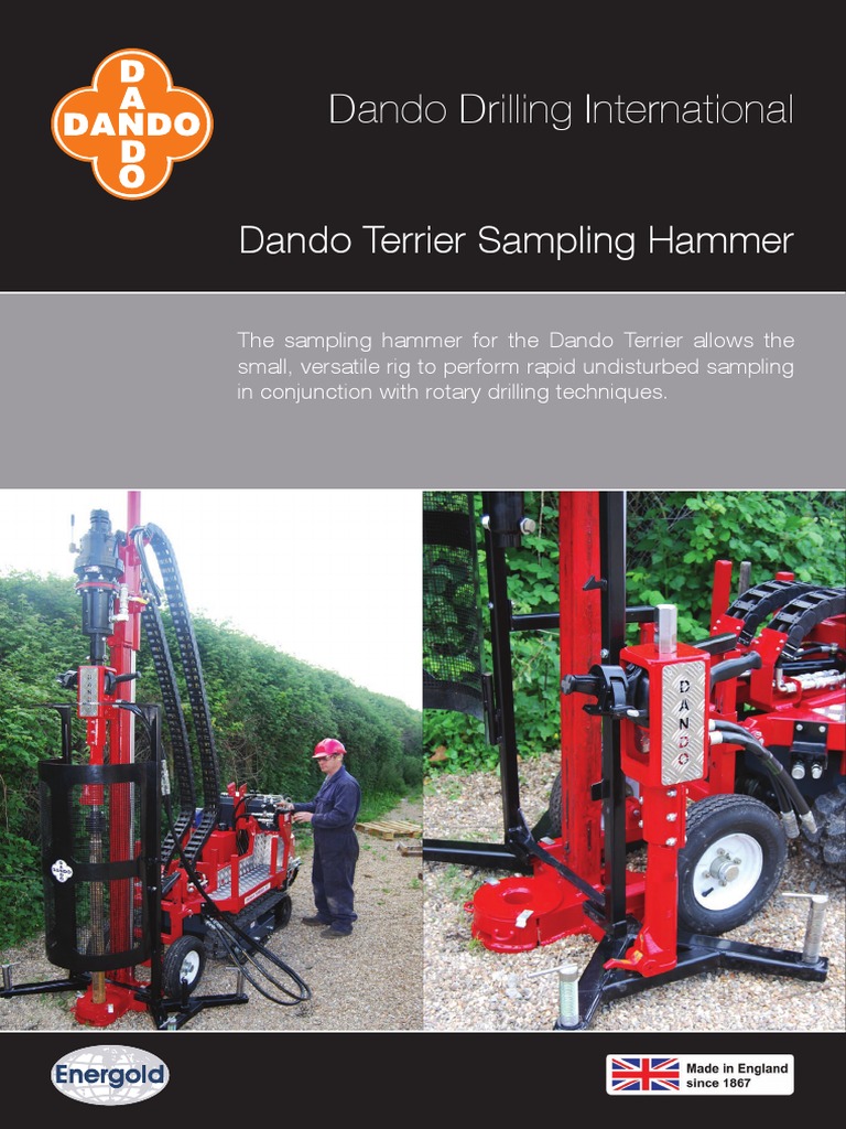 Dando - Terrier Sampling Hammer (Dando Drilling Indonesia) | PDF