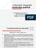 Sistemul Informatic Geografic WinGIS Professional - Prezentare Romana - Pt.administratia Publica