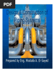 Design & Construction of Piping Systems