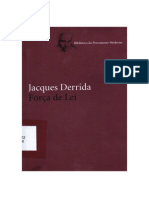 Jacques Derrida - Força de Lei - pt1