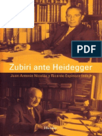 Zubiri Ante Heidegger