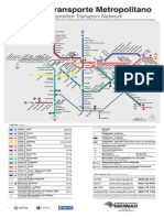 Mapa Da Rede Metro
