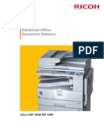 Ricoh Aficio MP 1600/ MP 2000 Product Brochure