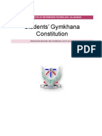 IIITA Students' Gymkhana Constitution