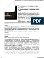 Eduardo Pellejero, Las Nuevas Aventuras de La Dialéctica (In. Observaciones Filosóficas, Nº 8) PDF