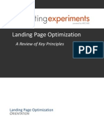 Landing Page Optimization: A Review of Key Principles