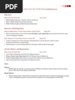 Lauren Loney Teaching Resume