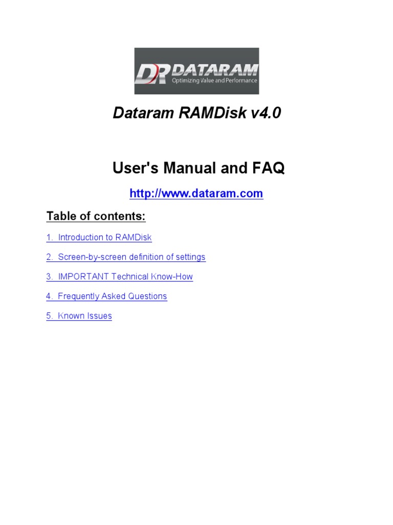 Dataram ramdisk extreme free license key
