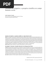 Tessitura investigativa- a pesquisa científica no campo humano-social