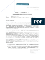 DFSM 016-14 Contratación de Seguro Por Cuenta Del Cliente