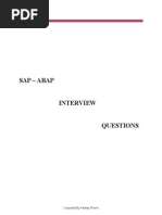 SAP ABAP Interview Question423351358753475..