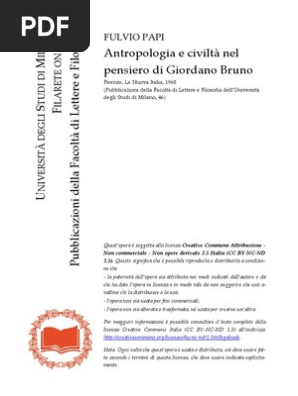Fulvio Papi Antropologia E Civiltà Nel Pensiero Di