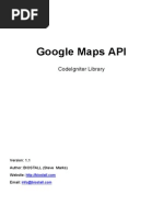 Google Maps API Documentation