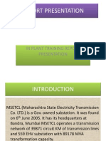 Report Presentation MSETCL Kalwa