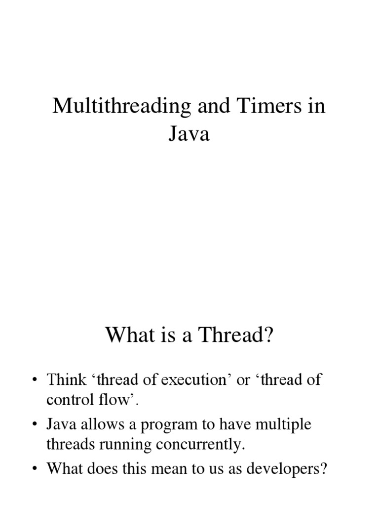 Multithreading in Java PDF
