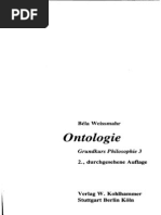 Weissmahr Ontologie