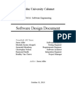 Software Design Document