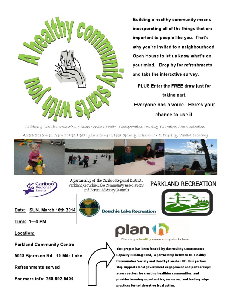 Healthy Communities Open House Event | PDF