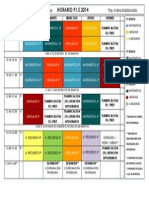 Horario Pie 2014