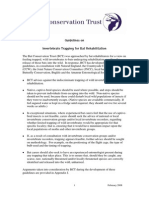 Guidelines On Invertebrate Trapping For Bat Rehabilitation: 1 February 2008