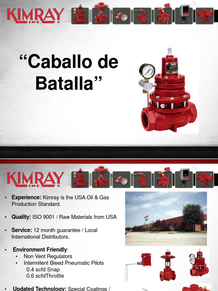 Kimray | PDF | Valve | Stainless Steel