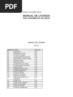 Manual de Liturgia Assembleiana