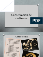 Conservación de Cadáveres