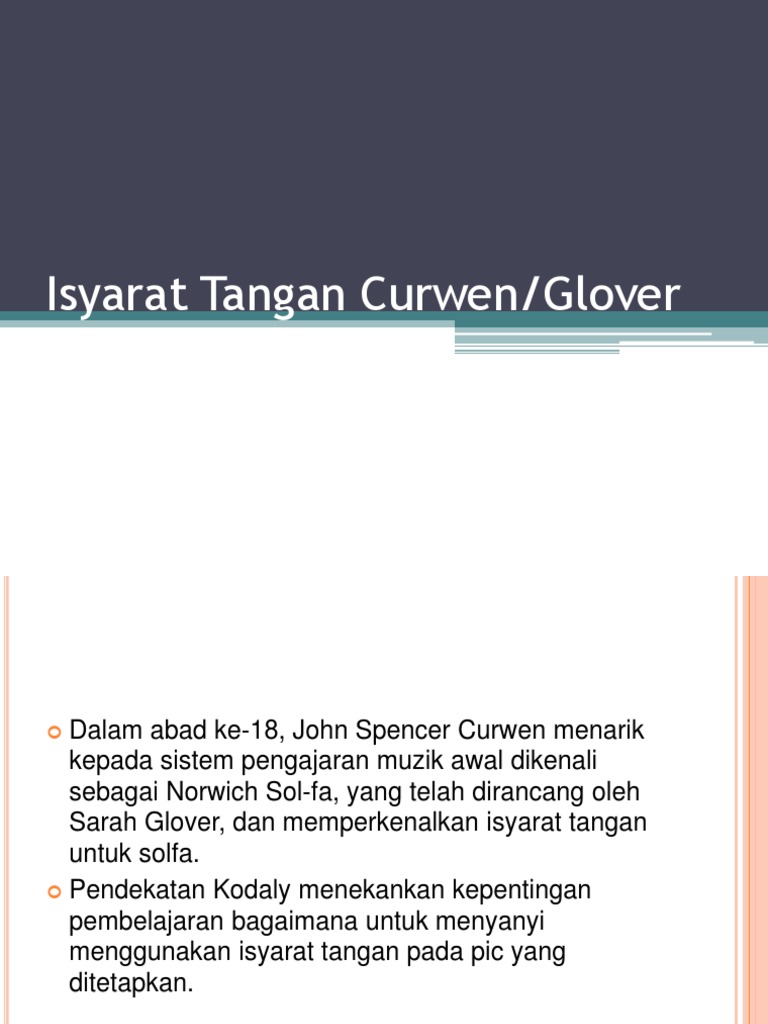 Isyarat Tangan Curwen Pdf