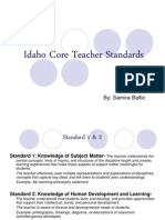 Idaho Core Teacher Standards