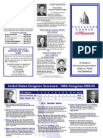 2004 Taxpayers League of Minnesota Scorecard 