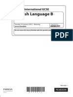 Igcse English Language B 2012 Jan Paper 1 Source Booklet