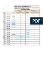 Horario IME20141