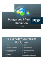 Dangerous Effects of Radiation